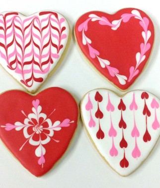 Patterned Hearts