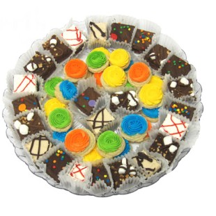 Brownies & Buttercream Button Cookie Tray