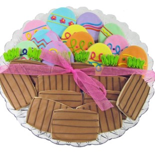 Easter Basket And Eggs